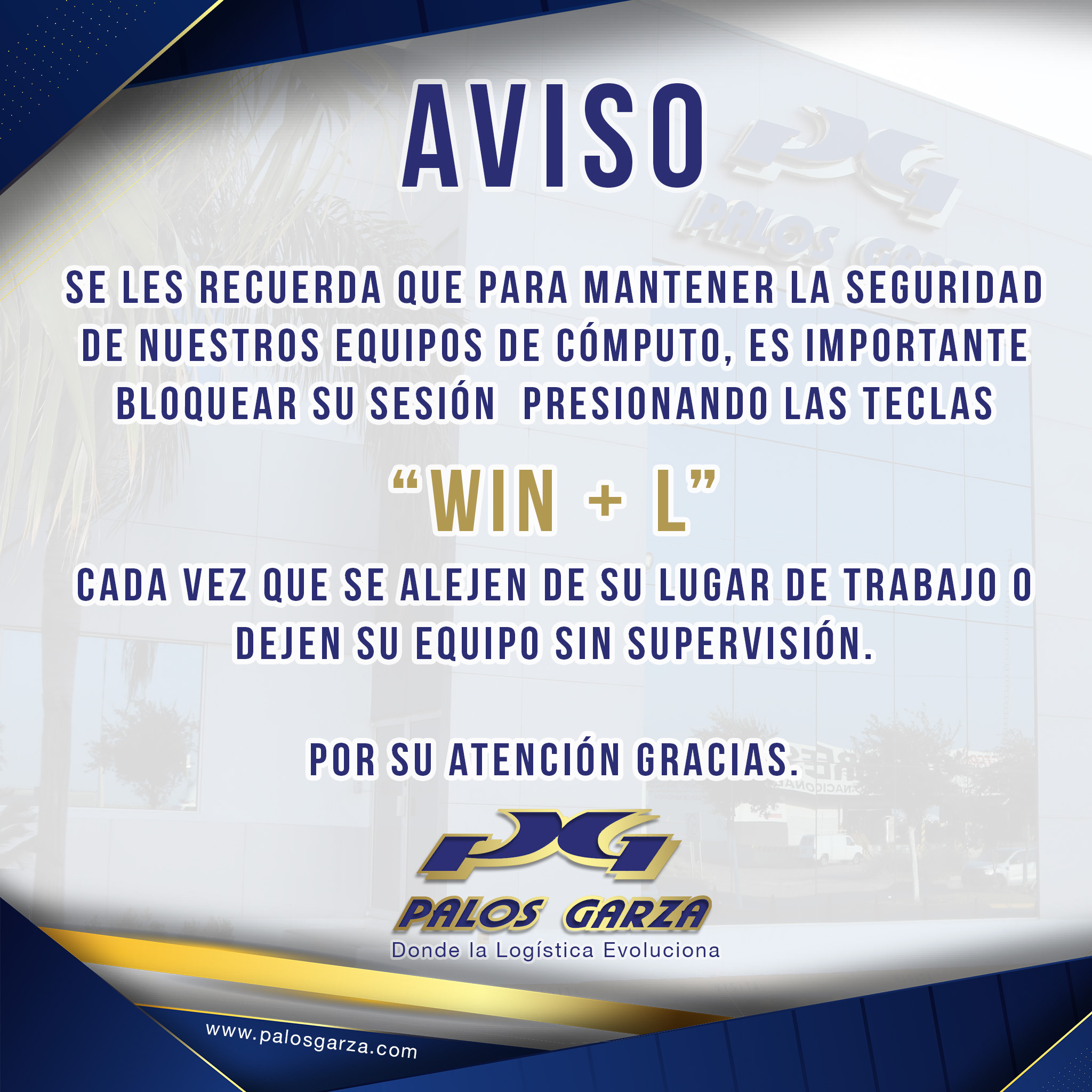 Bloqueo de equipo de computo